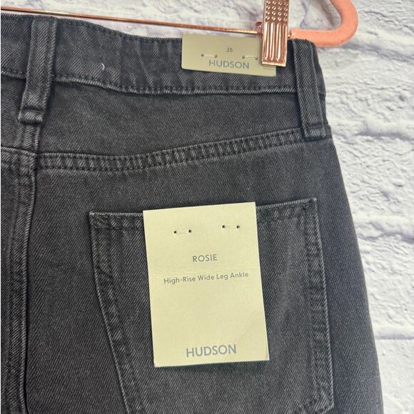 HUDSON Rosie High Rise Wide Leg Ankle Jeans 25 NWT - Picture 7 of 8